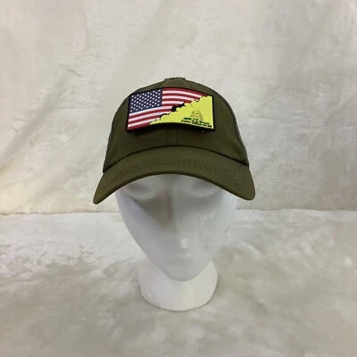 CONDOR TACTICAL MESH ADJUSTABLE GREEN HAT HOOK & LOOP W/2 PATCHES - Image 1 of 4
