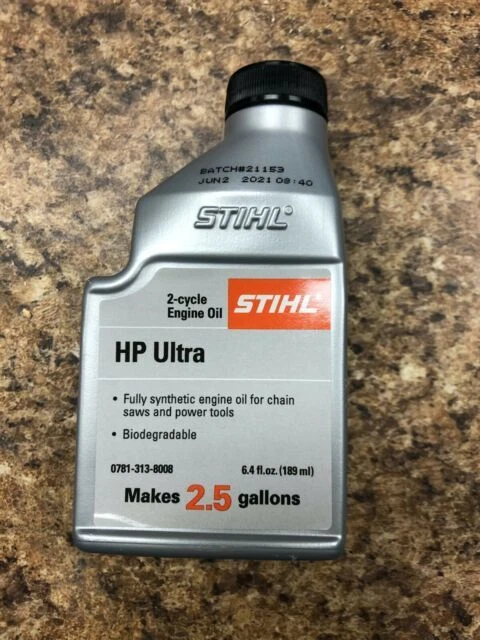 STIHL HP Ultra 2 Cycle Oil - Pack of 6, 6.4 Oz (07813138008)