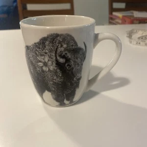 Maxwell Williams Marini Ferlazzo Buffalo Mug Bone China Floral Coffee Tea 4.25” - Picture 1 of 13
