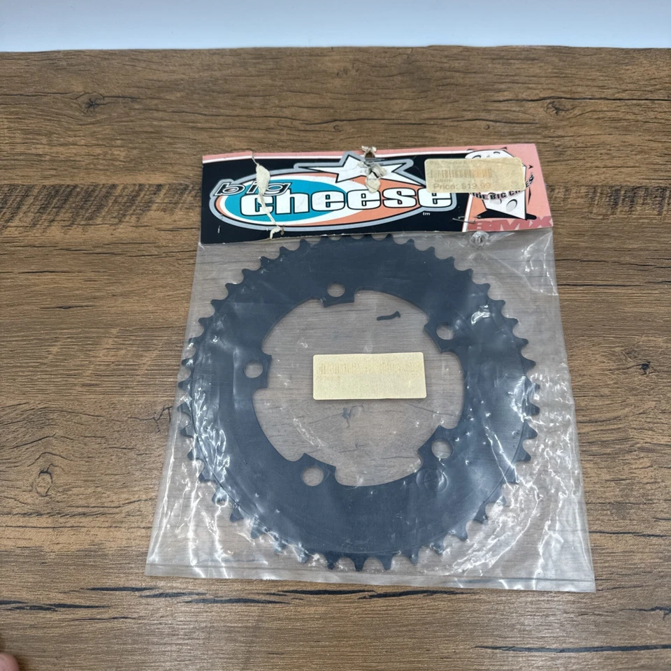 Big Cheese 45t 110mm Chainring BMX Mid School NEW NOS Black - Image 1 of 3