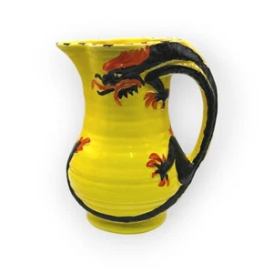1930s Arthur Wood Art Deco Jug with a Dragon Handle - Picture 1 of 7