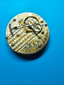 CLEAN 18 SIZE HAMILTON GRADE 940 21 JEWEL MODEL 1 POCKET WATCH MOVEMENT PARTS - Picture 1 of 28