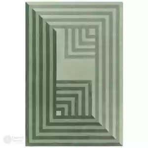 Olive Green Hand Tufted Wool Rug for Living Room Custom Area 8x10 Solid Handmade - Picture 1 of 9