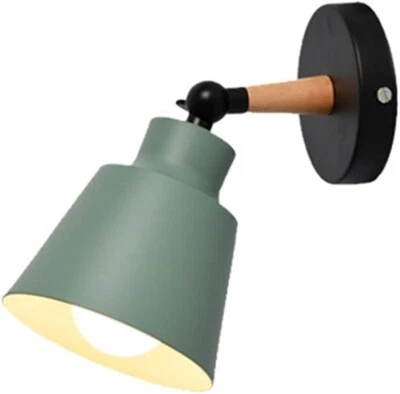 Luminárias de parede modernas macaron arandela nórdica lâmpada de cabeceira luz de leitura E26 - Imagem 1 de 4