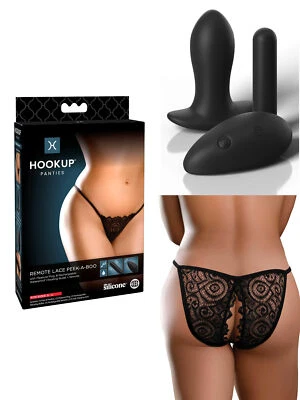 Slip donna con vibratore piccolo vaginale anale mini dildo fallo vibrante nero - Immagine 1 di 4