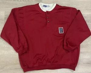 Sudadera Pullover Vintage Laguna 3/4 Botones Años 80 Deportes de Invierno Esquí 2XL - Imagen 1 de 7