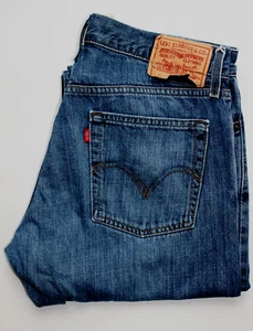 Levi's 514 Slim Straight Leg Herren Jeans W34 L30 Mid Blue Denim LEVH175 - Bild 1 von 11