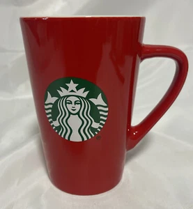Starbucks 12 Oz Red Mermaid Logo Ceramic Coffee & Tea Mug 2021 - Picture 1 of 5