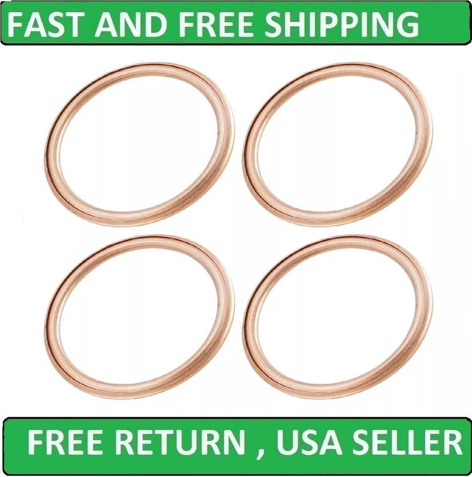 Junta de tubo de escape para Kawasaki ZX-6R Ninja ZX600 ZX636 1998-2018 / 11060-1203 Foto 1 de 4