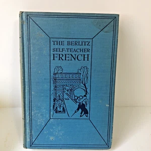 Der Berlitz Selbstlehrer Französisch HC Illustriertes Buch 1949 Hardcover-Ausgabe - Bild 1 von 8