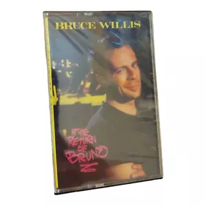 VTG Classic Bruce Willis – The Return Of Bruno 1987 Cassette Motown NEW SEALED - Picture 1 of 4
