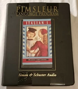 Pimsleur Italian I Simon & Schuster Audio 2nd Edition Complete 30 Unit Course - Picture 1 of 3