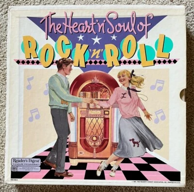 Heart n Soul of Rock n Roll LP Box Set 1987 * BOX SLEEVES ONLY * RBA-008-E * EX - Image 1 of 4