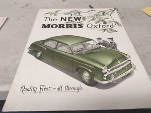 1954 MORRIS OXFORD SERIES 2 UK Sales Brochure - Imagen 1 de 4