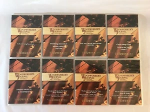 8 WOODWORKER'S JOURNAL DVDs In Cases: Lathe Turning Essentials, Techniques, Etc - Imagen 1 de 7