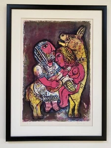 Artist Proof Farblithographie Bleistift signiert von Batia. Guter Zustand - Bild 1 von 10
