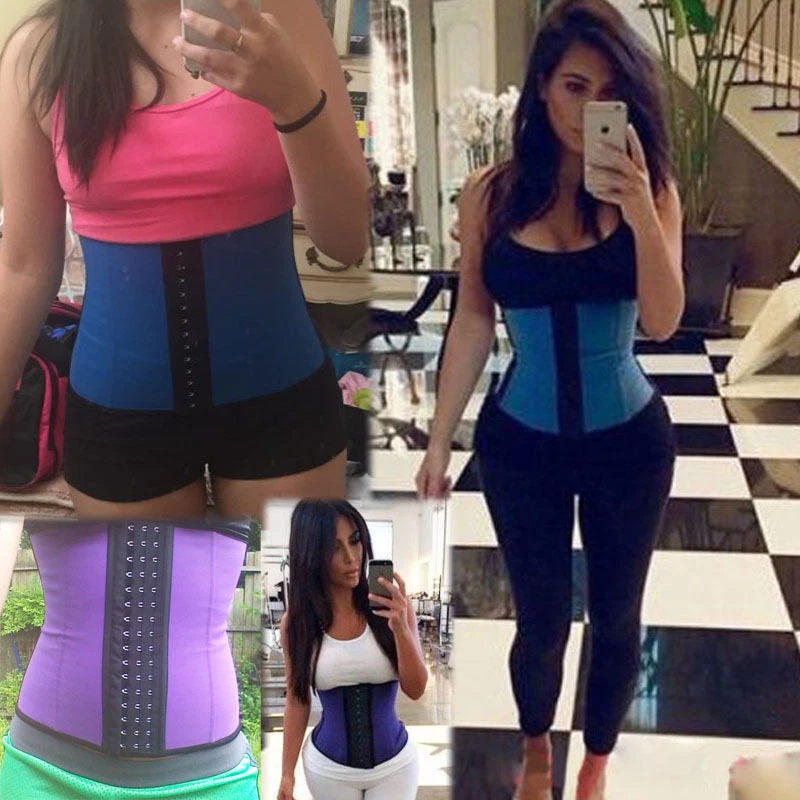 for Women Body Shapewear of Plus Sport latex Trainer Waist Shaper Cincher Corset - Image 1 of 4