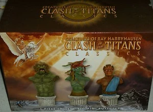 Ray Harryhausen Clash of the Titans bust Medusa Kraken Calibos Xmas SDCC Comicon - Picture 1 of 1
