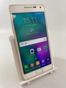 Samsung Galaxy A5 2015 White Unlocked 16GB 5.0" 13MP Android Smartphone Cracked - Picture 1 of 15