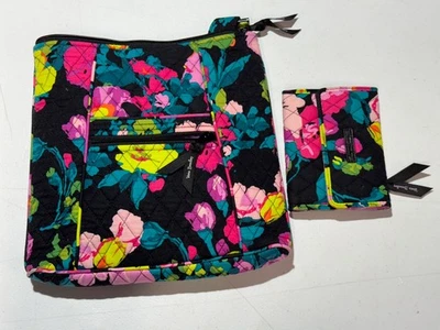BOLSO BANDOLERA VERA BRADLEY HILO MEADOW HIPSTER CARTERA FLORAL MULTICOLOR Foto 1 de 4