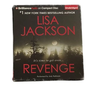 Lisa Jackson Revenge Audiobook Unabridged 18 CD Set Thriller Fiction New Sealed - Imagen 1 de 4