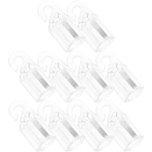 10 Pcs Wand Tip Curtain Accessories Blind Replacement Hook Rod Hooks - Picture 1 of 12