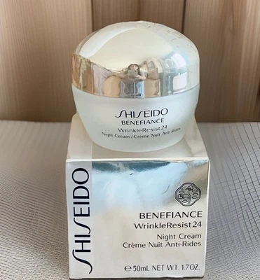 Shiseido Benefiance WrinkleResist24 Night Cream, 1.7 oz, NIB/Sealed, Exp 01/2030 - Image 1 of 4