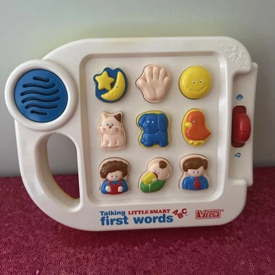 Rare Vintage VTECH Little Smart Talking First Words Electronic ABC Baby Toy - Image 1 of 4