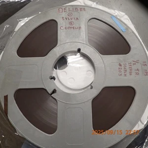 15 ips Tape Reel Master Delibes Sylvia Coppelia RCA Victor LSC-1913 Stereo - Picture 1 of 4