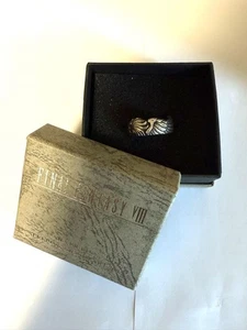 Final Fantasy VIII 925 Silber Ring Squall Löwenflügel Design mit Original Box - Bild 1 von 12