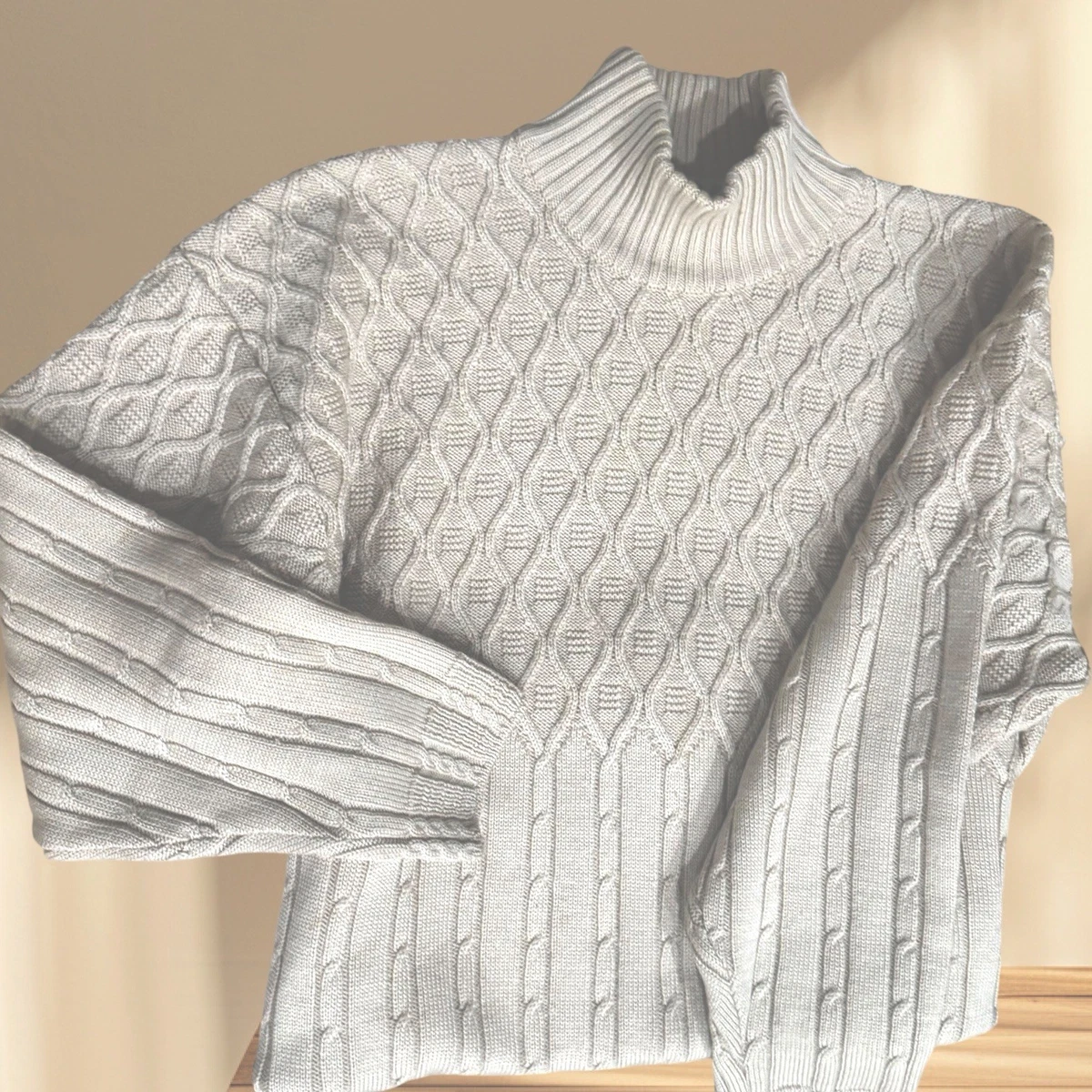 トップス jaeger vintage cashmere knit sweater Vintage JAEGER Cashmere Cardigan Sweater Mens Large WRIGHTS Great