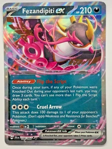 Pokemon Shrouded Fabl, Fezandipiti EX, Double Rare, 038/064, Near Mint - Bild 1 von 2