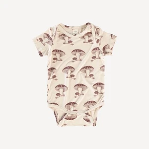 Body Kate Quinn Wild Ginger Toadstools manica corta scollo a giro taglia 6-12 mesi - Foto 1 di 3