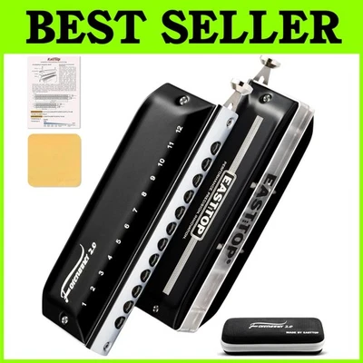 Valveless Chromatic Harmonica 48 Tones C Key - Image 1 of 4