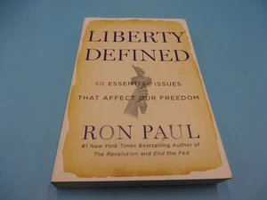 Liberty Defined by Ron Paul Softcover Political Philosophy - Imagen 1 de 9