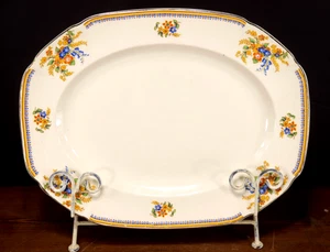 Antique John Maddock & Sons UK Royal Ivory Royal Cameronian 11 1/2" Platter EUC! - Bild 1 von 9