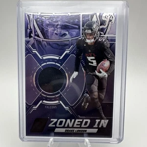 2023 Panini Zenith #ZI-DLN Drake London Zoned In Patch - Bild 1 von 2