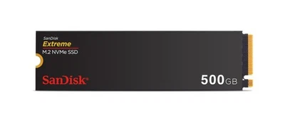 SanDisk Extreme M2 NVMe SSD 500GB PCIe Gen 4 Read Speed up to 5000MBs - Image 1 of 4