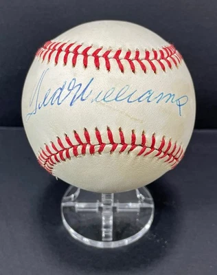 Ted Williams Single Signed Baseball JSA LOA OAL Sweet Spot Autograph ~ Red Sox - Image 1 of 3