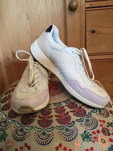 Skechers Bobs Club Change Groove Memory Foam Trainers UK 7 EUR 40 Off White - Picture 1 of 9