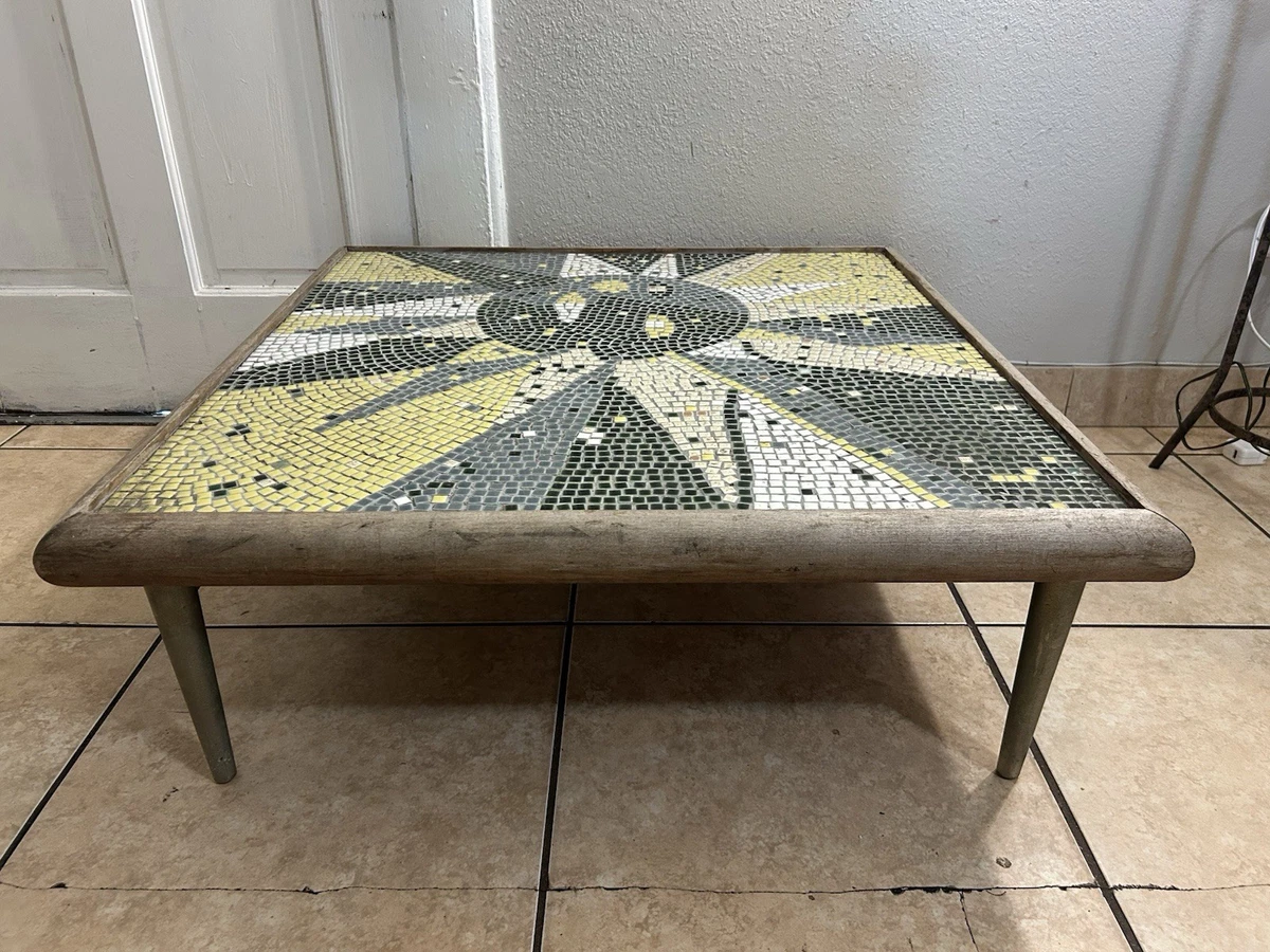 センターテーブル・ローテーブル 1960s Vintage Tile top Table