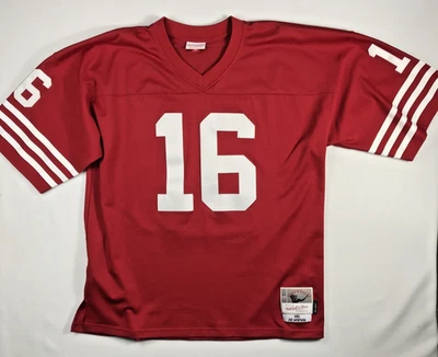 Camiseta Mitchell and Ness 52/2XL 1990 Joe Montana de los 49ers de San Francisco.  ¡Como nuevo! Foto 1 de 4
