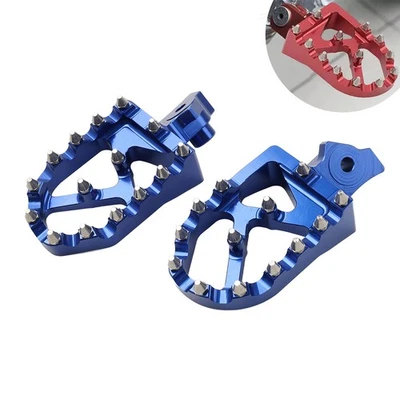 Подножка педали с ЧПУ для Honda XR50R 70R 80R XR100R CRF80F CRF100F синяя - Изображение 1 из 4