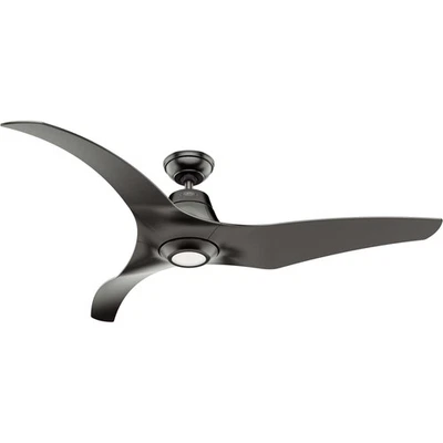 Energy Saving Ceiling Fan with Remote Control LED Stingray Dc Black 152cm - Image 1 of 4