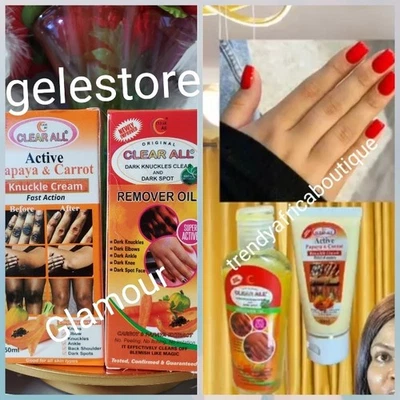 2 piezas. Clear TODOS los nudillos, codos, rodillas, pies aceite y crema para nudillos👌 Foto 1 de 4