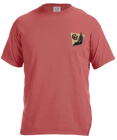 Image One NCAA Adventure Camping Short Sleeve Comfort Color Tee Cover