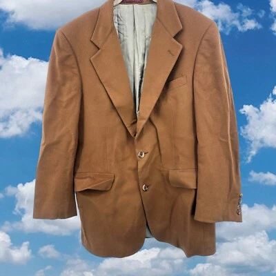 Loro Piana Mens Jacket Nordstrom Sport Coat  100% Cashmere Brown Vintage - Image 1 of 4