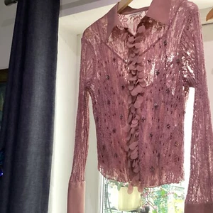 lace blouse and includes seperate matching cami size16 - Picture 1 of 6