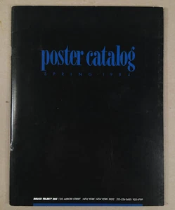 BRUCE TELEKY NY VINTAGE SPRING 1984 POSTER CATALOG, Fully Illustrated 64 Pages - Imagen 1 de 12