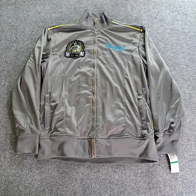 Chaqueta Coogi Juvenil Talla Grande 14/16 Gris Cremallera Completa Bordada Hip Hop Nueva con Etiquetas Foto 1 de 4